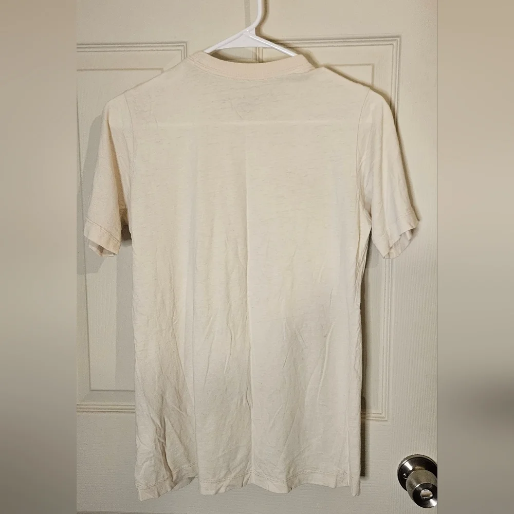 Nike Orange and White Short Sleeve Tee